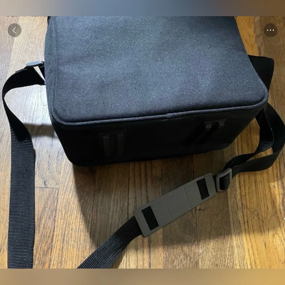 Vintage Vanguard Video Camera Bag Black and Grey